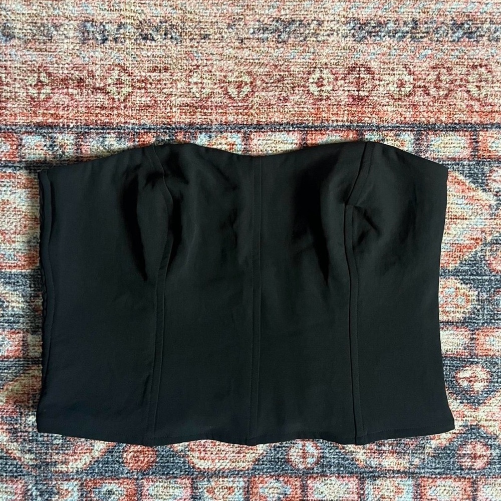 Abercrombie & Fitch Strapless Premium Crepe Corset